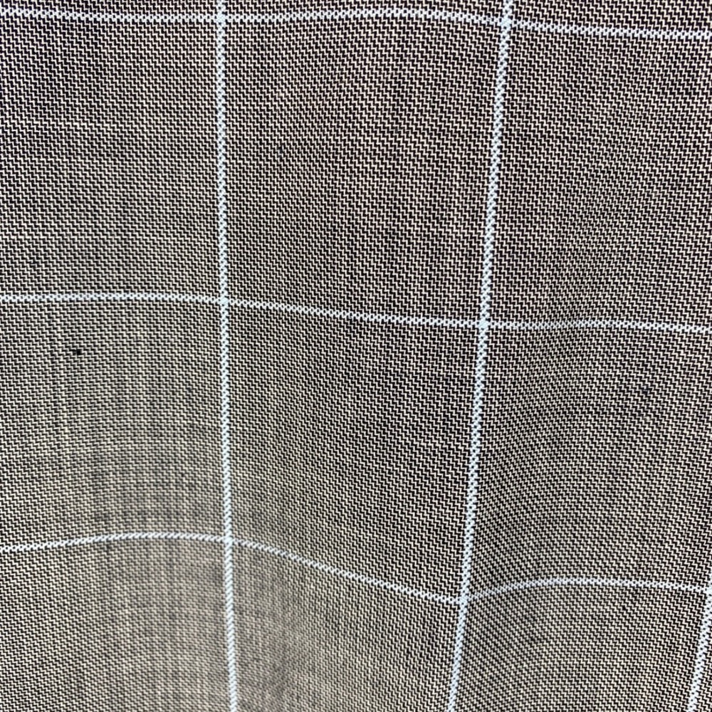 Escada Margaretha Ley Vintage Plaid Midi Skirt Grey Windowpane West Germany 38 - Picture 4 of 13